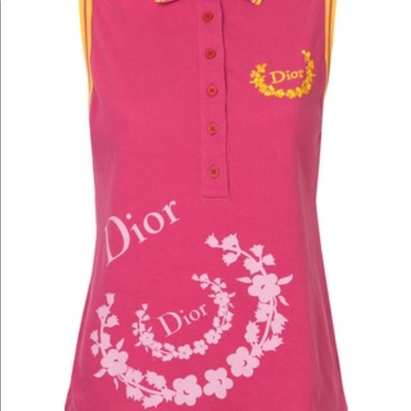 Dior Tops - ‼️Vintage Christian Dior Boutique Sleeveless Polo
